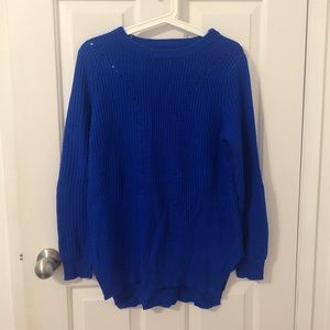 Blue knit